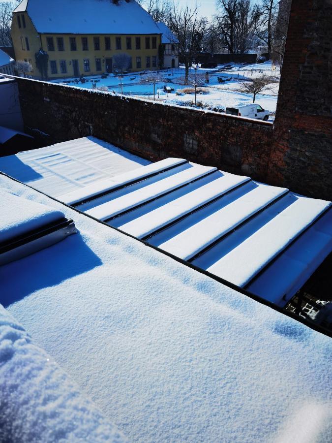 Gemuetliche Dachwohnung Mit Kleiner Oder Grosser Dachterrasse Nebeneinander Wolmirstedt Exteriér fotografie