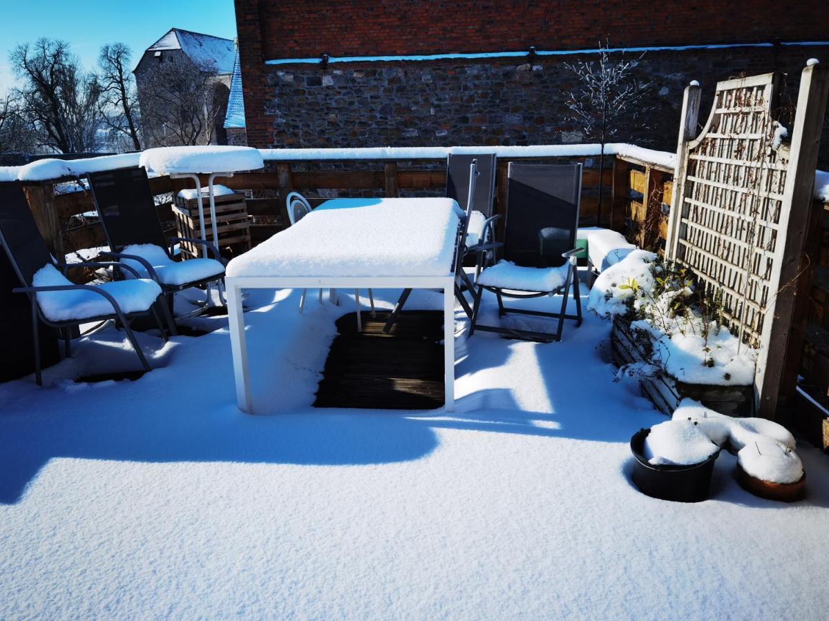 Gemuetliche Dachwohnung Mit Kleiner Oder Grosser Dachterrasse Nebeneinander Wolmirstedt Exteriér fotografie